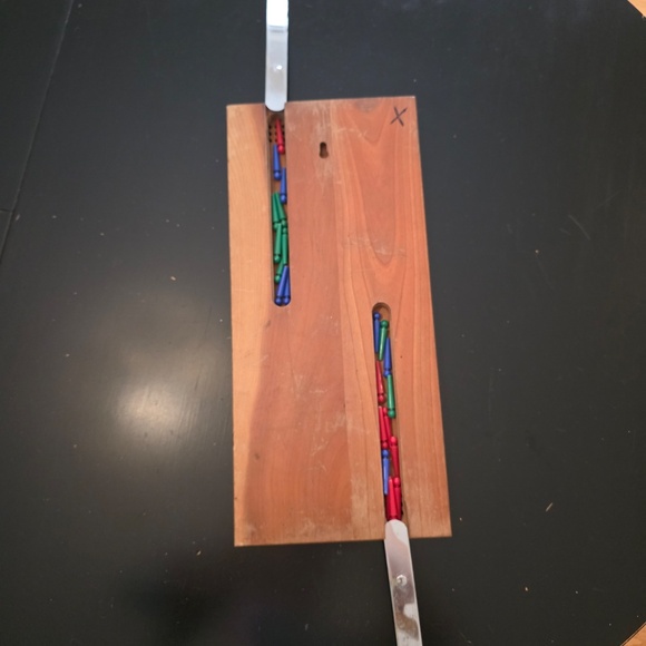 LL Bean Wood Cribbage Board with Pegs - Picture 7 of 9